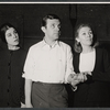 Marcia Rodd, Morty Gunty, Kathleen Nolan in rehearsal for the stage production Love in E Flat