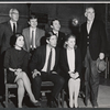 Charles Lane, Marcia Rodd, Joe Ponazecki, Hal Buckley, Morty Gunty, Kathleen Nolan and George Seaton in rehearsal for the stage production Love in E Flat