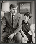 Joe Ponazecki and Marcia Rodd in the stage production Love in E Flat