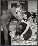 Joe Ponazecki and Marcia Rodd in the stage production Love in E Flat