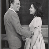 Donald Cook and Susan Kohner in the stage production Love Me Little