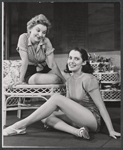 Joan Hovis and Susan Kohner in the stage production Love Me Little