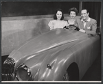 Susan Kohner, Joan Bennett and Donald Cook in the stage production Love Me Little