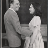 Donald Cook and Susan Kohner in the stage production Love Me Little