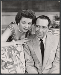 Joan Bennett and Donald Cook in the stage production Love Me Little