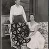 Donald Cook and Joan Bennett in the stage production Love Me Little