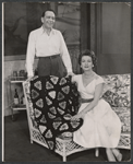 Donald Cook and Joan Bennett in the stage production Love Me Little