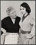 Dorothy Peterson and Carol Hebald in the stage production The Love of Two Hours