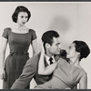 Carol Hebald, James Pritchett [left] and unidentified in the stage production The Love of Two Hours