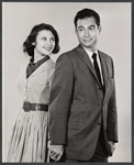 Carol Hebald and James Pritchett in the stage production The Love of Two Hours