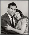 James Pritchett and Carol Hebald in the stage production The Love of Two Hours
