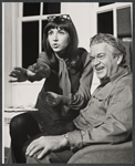 Cara Duff-MacCormick and David Kerman in the stage production Love Your Crooked Neighbor