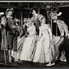 Jane White, William Bogert, Richard Jordan [center] and unidentified others in the 1965 New York Shakespeare stage production Love's Labor's Lost