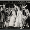 Jane White, William Bogert, Richard Jordan [center] and unidentified others in the 1965 New York Shakespeare stage production Love's Labor's Lost