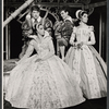 Jane White, William Bogert, Richard Jordan and unidentified in the 1965 New York Shakespeare stage production Love's Labor's Lost