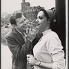 Joseph Bova and Jane White in the 1965 New York Shakespeare stage production Love's Labor's Lost