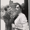 Joe Bova and Jane White in the 1965 New York Shakespeare stage production Love's Labor's Lost