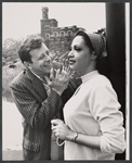 Joseph Bova and Jane White in the 1965 New York Shakespeare stage production Love's Labor's Lost