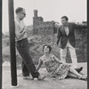 Margaret Linn, Joe Bova and unidentified [left] in the 1965 New York Shakespeare stage production Love's Labor's Lost