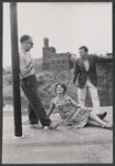 Margaret Linn, Joseph Bova and unidentified [left] in the 1965 New York Shakespeare stage production Love's Labor's Lost