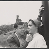 Joe Bova and Jane White in the 1965 New York Shakespeare stage production Love's Labor's Lost