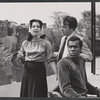 Joseph Papp [center] and unidentified others in the 1965 New York Shakespeare stage production Love's Labor's Lost