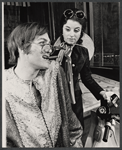 Lawrence Pressman and Denise Huot in the American Shakespeare Festival stage production Love's Labors Lost