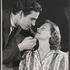 Mark Richman and unidentified in the stage production Lovely Star, Good Night