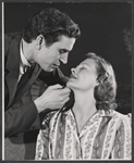 Mark Richman and unidentified in the stage production Lovely Star, Good Night