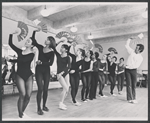Marc Breaux [right] and unidentified others in rehearsal for the stage production Lovely Ladies, Kind Gentlemen