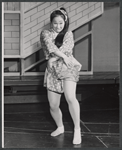 Eleanor Calbes in rehearsal for the stage production Lovely Ladies, Kind Gentlemen