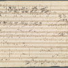 Sketches for the "Archduke" trio, op. 97: Scherzo, and Andante cantabile
