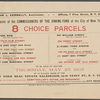 By order of the Commissioners of the Sinking Funs of the City of New York 8 Choice Parcels