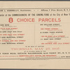 By order of the Commissioners of the Sinking Funs of the City of New York 8 Choice Parcels
