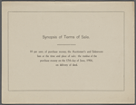 Supreme Court Partition Sale, Estate of George Kemp