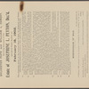 Executors' Sale. Estate of Jossephine L. Peyton, Deceased. 46 Parcels Manhattan and 29 Parcels Bronx.