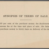 Trustee's Sale by order of the United State Mortgage and Trust Company, Trustees of the Estate of Matthew Byrnes, Deceased