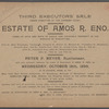 Third Executor's Sale under direction of the Supreme Court. Estate of Amos R. Eno