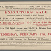 Executor's Sale to Close the Estate of Edward J. King, Deceased