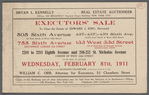 Executor's Sale to Close the Estate of Edward J. King, Deceased
