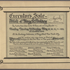 Executor's Sale: Estate of Mary G. Pinkney, by Instructions from Curtis B Pierce, sole surviving Executor