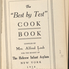 The best by test cook book