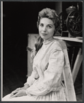 Barbara Woodell in the stage production The Young Abe Lincoln