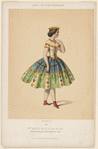 Théâtre des Folies Dramatiques. Melle Maria rôle de dame de coeur dans Vive la joie et les pommes de terre