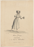 Madame Desargus als Therese in dem Ballet die Nachtwändlerin