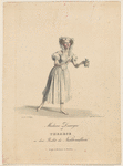 Madame Desargus als Therese in dem Ballet die Nachtwändlerin