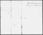 Memoranda [to W. H. Wills]. Holograph