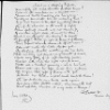 Old curiosity shop, 14-line holograph transcription by Dickens of passage on the death of Little Nell