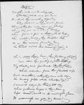 Old curiosity shop, 14-line holograph transcription by Dickens of passage on the death of Little Nell