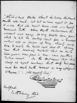 Old curiosity shop, 14-line holograph transcription by Dickens of passage on the death of Little Nell